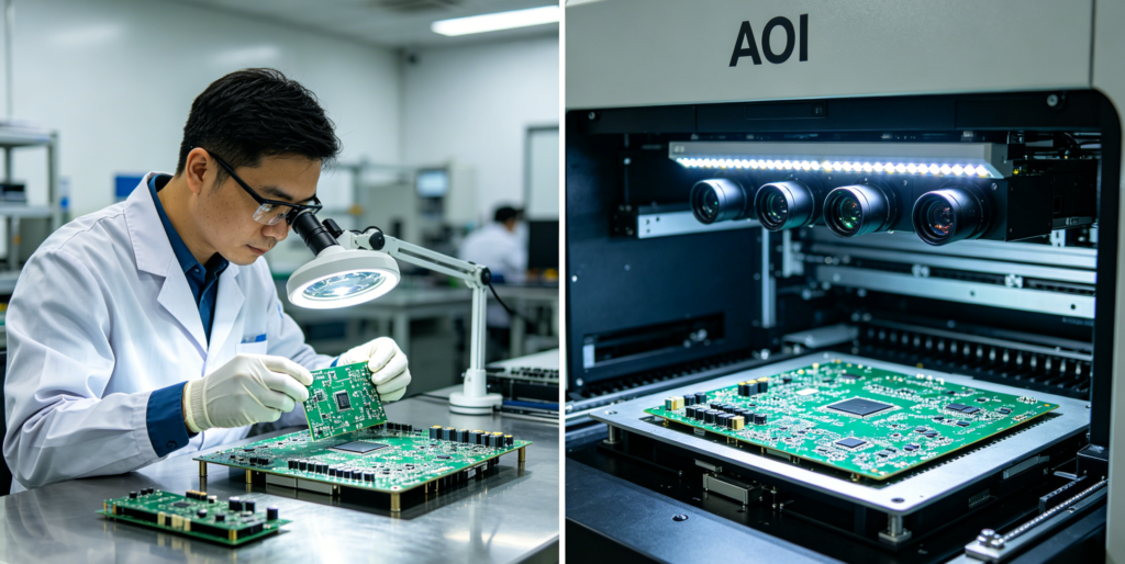 human vs machine vision inspection