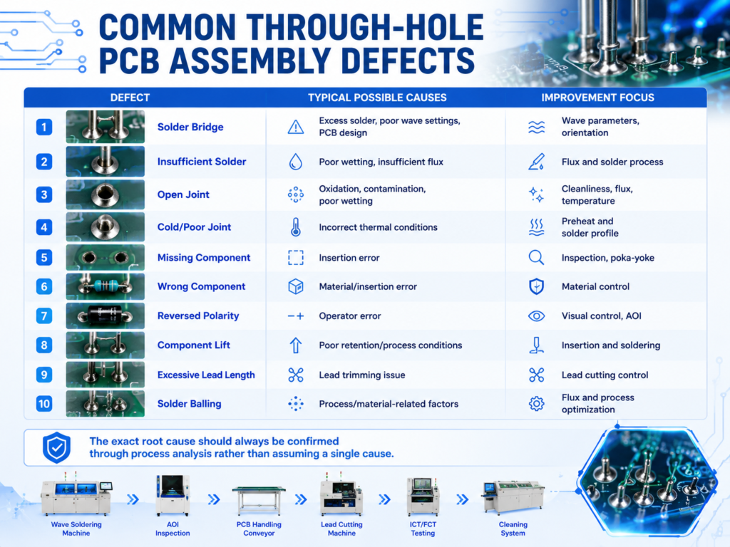 Common-Through-Hole-PCB-Assembly-Defects