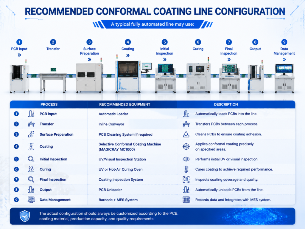 Recommended-Conformal-Coating-Line-Configuration