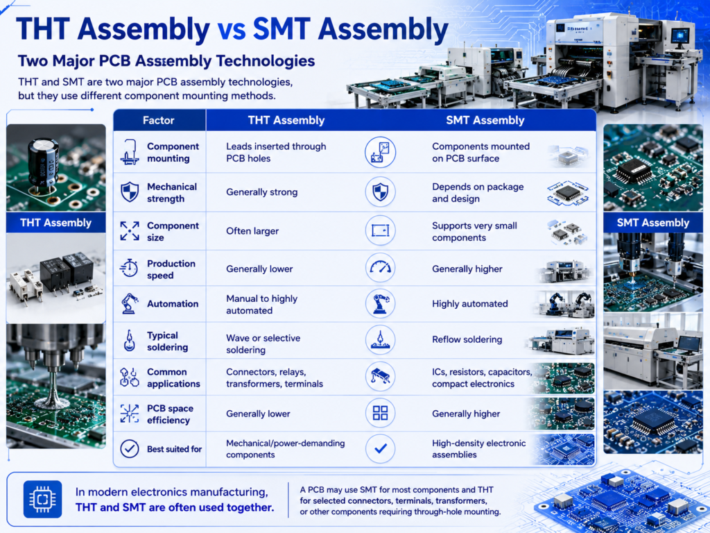 THT-Assembly-vs-SMT-Assembly