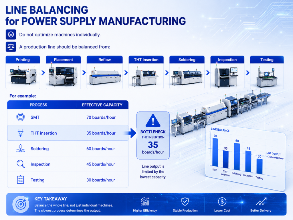 Line-Balancing-for-Power-Supply-Manufacturing