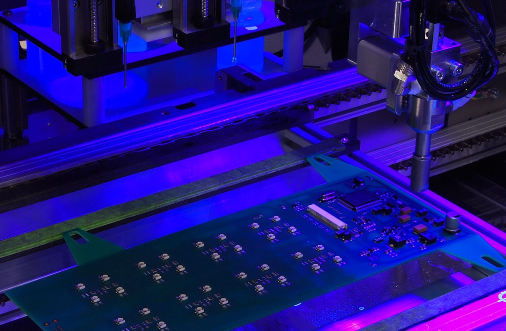 Selective-conformal-coating-process-for-PCB-assembly-protection