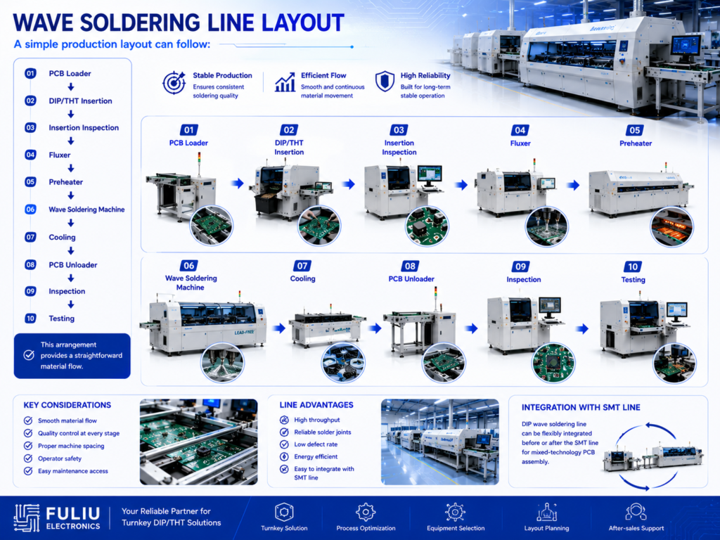 Wave-Soldering-Line-Layout