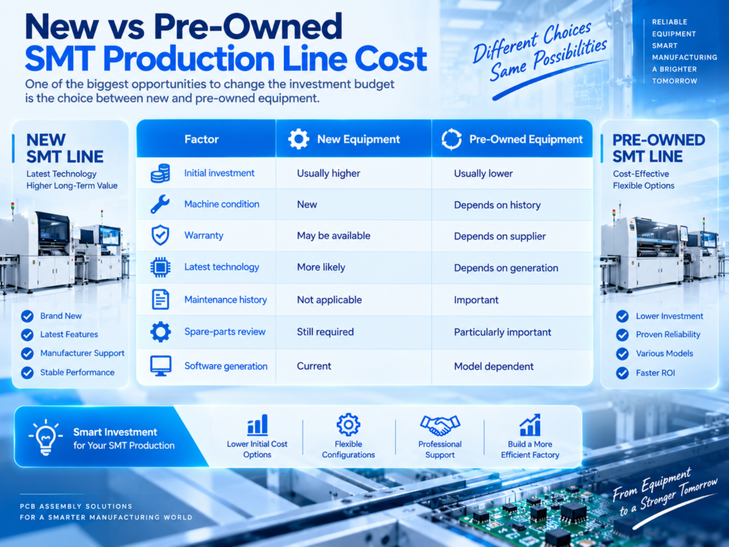 New-vs-Pre-Owned-SMT-Production-Line-Cost